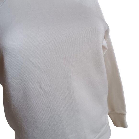 Vintage Women's Small Crewneck Sweatshirt 80's Fleece USA Made 1980's Cotton - Picture 3 of 7